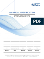 Specs ZTT OPGW 24 Fibers PDF