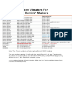 Martin For Retrofiting Derrick Vibrator Motor