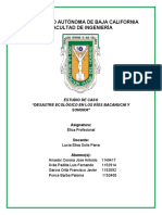 Estudio de Caso Desastre Ecológico en Los Ríos Bacanuchi y Sonora