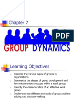 Chapter 7 Group Dynamics