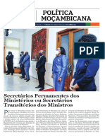 Secretários Permanentes Dos Ministérios Ou Secretários Transitórios Dos Ministros PDF