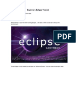 Beginners Eclipse Tutorial: Double Click The Eclipse Icon To Start