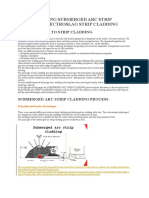 Submerged Arc Strip Cladding