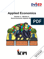 Signed Off - Applied Economics11 - q2 - m4 - Socio-Economic Impacts Study - v3 PDF