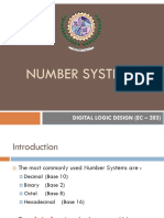 Number Systems: Digital Logic Design (Ec - 203)