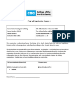 Final Lab Examination Version 1:: 3 December 2019