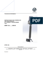 IOSK 72,5 .550 KV: Instructions For Assembling and Maintenance of Current Transformer Type