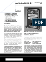 Manual Stations Series B10 & B11: EFFECTIVE January 1997