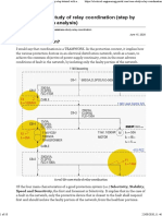 A Real-Life Case Study of Relay Coordination (Step by Step Tutorial With Analysis) PDF