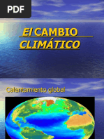 El Cambio Climatico y Sus Consecuencias