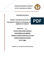 Reglamento Federal de Seguridad, Higiene y Medio Ambiente de Trabajo