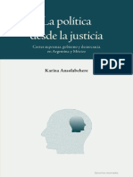 La Politica Desde La Justicia PDF