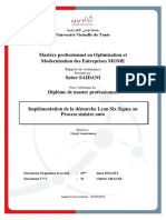 Demarche Lean Six Sigma Process Sinistre Auto