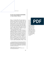 On Estimating The Expected Return On The Market: An Exploratory Investigation