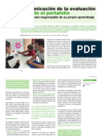 Comunicación de La Evaluación Usando El Portafolio PDF