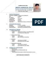 CV Nolberto Sandoval Silva PDF