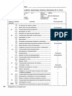 Cursograma Analítico Del Material - Desmontaje, Limpieza y Desengrase de Un Motor