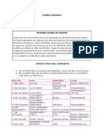 Informe de Química Ensayos Preliminares