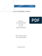 Texto Reflexivo Sobre Procesos de Aprendizaje