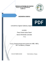 Ensayo de Sismos en Mexico