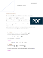 Differentiation Ii