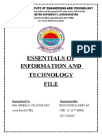 Essentials of Information and Technology File: Submittedto: Submittedby