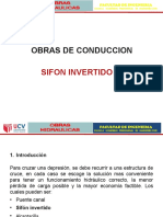 Obras Hidraulicas Sesion 08 - SIFON INVERTIDO