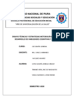 Ensayo Técnicas y Estrategias Metodológicas - Trabajo Grupal