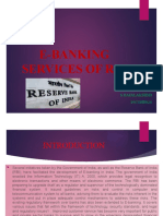 E-Banking Services of Rbi