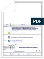 25/10/2020 0 For Approval KM SVK/JTP: Structural Design Calculation of Primary Treatment Unit