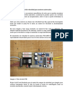 Proyecto: Nuevo Control de Velocidad para Motores Universales