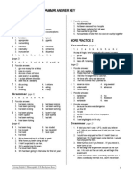 Vocabulary and Grammar Answer Key: More Practice 1