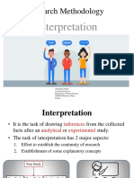 Research Methodology: Interpretation