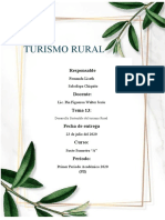 Taller 13 Desarrollo Sostenible Del Turismo Rural