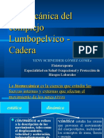 Biomecánica Del Complejo Lumbopelvico - Cadera