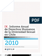 Chile: 9th Annual Report On Human Rights and Sexual Diversity - MOVILH (2010)