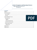 Lab Manual 04 Process Management PDF