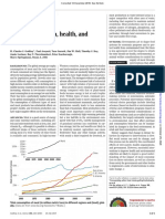 Meat Consumption, Health, and The Environment: Review Summary