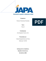 Tarea II Práctica Profesional (Pasantía) UAPA