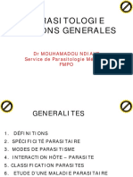 Généralités Parasitologie 2O17 PDF