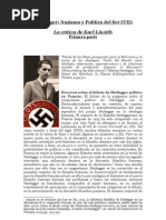 "Heidegger: Nazismo y Política Del Ser" (VII Parte) Por Nicolás González Varela