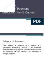 Balance of Payment Disequilibrium & Causes: Presentation On