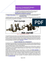 Contemporary Crankshaft Design