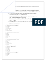 Direction (Ques 1 - 5) Read The Following Information and Answer The Questions That Follow