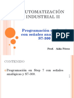 Manejo de Señales Analógicas Siemens S7-300