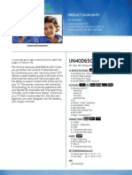 UN-40D6500 Spec Sheet