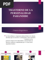 Trastorno de La Personalidad Paranoide