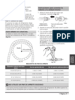 Torque de Ajuste de Copas en Conexiones Flaring Segun El Diametro de Tuberia