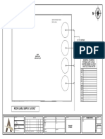 Roof Level Supply Layout: Water, Sewer & Liquid Potable Hot & Cold General Plumbing