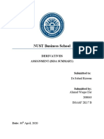 NUST Business School: Derivatives